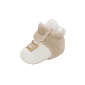 Cizme Plusate Teddy - Peste glezna - Baieti/ Fete - Alb/ Crem imagine