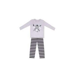 Pijama - Viking - Maneca lunga - Bumbac - Baieti - Multicolor imagine