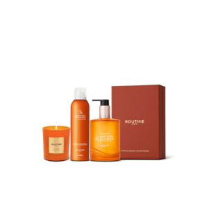 Set Cadou la Routine de Bonheur - : Spuma de dus 200 ml + Sapun de maini 300 ml + Lumanare clasica 165 g imagine