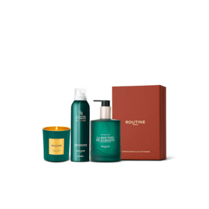 Set Cadou la Routine de Namaste - Clasic: Spuma de dus 200 ml + Sapun de maini 300 ml + Lumanare clasica 165 g imagine
