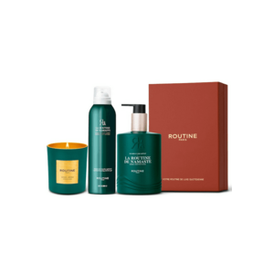 Set Cadou la Routine de Namaste - : Spuma de dus 200 ml + Lapte pentru maini si corp 300 ml + Lumanare clasica 165 g imagine