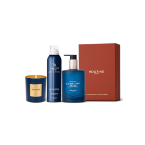 Set Cadou la Routine de Qi - : Spuma de dus 200 ml - Sapun de maini 300 ml - Lumanare clasica 165 g imagine