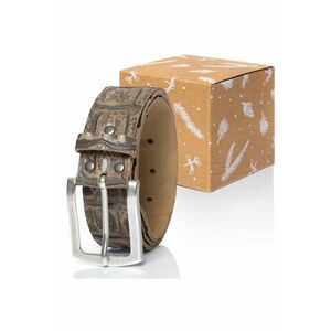 Curea barbati BELT - piele naturala - 40mm - culoare maro - marime talie 85 cm imagine