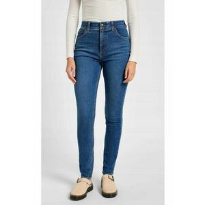 Blugi dama - skinny - albastru - bumbac - Albastru imagine
