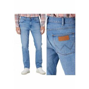 Blugi Wrangler 812 Slim Tapered - albastru - Albastru imagine