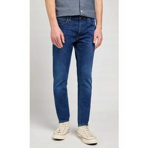 Blugi Luke - slim tapered - bleumarin - bumbac elastic imagine