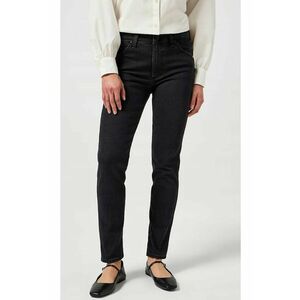 Blugi dama slim fit - negru - bumbac - Negru imagine