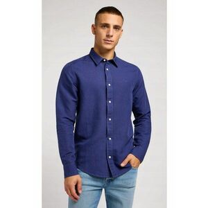 Camasa in cu broderie logo - Albastru imagine