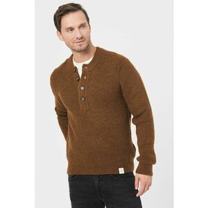 Pulover tricotat cu decolteu henley Emil - Maro imagine