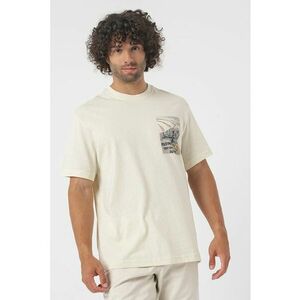 Tricou cu imprimeu grafic - Galben pal imagine