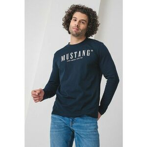Bluza de bumbac cu logo - Bleumarin imagine