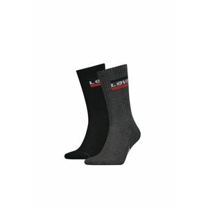 Set de sosete lungi unisex - 2 perechi - Negru/Gri inchis imagine