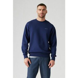 Bluza de trening din amestec de bumbac - Albastru/Bleumarin imagine