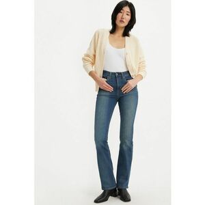 Blugi bootcut cu talie inalta 725 - Albastru imagine