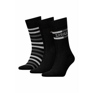 Set de sosete din amestec de bumbac - 3 perechi - Negru/Gri deschis melange imagine