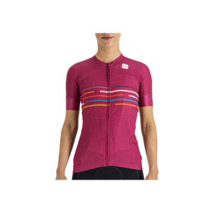 Tricou ciclism dama Velodrome Roz - Roz imagine