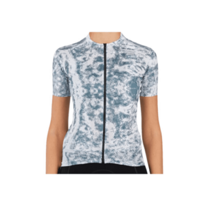 Tricou ciclism dama Escape Supergiara SS 2021 Alb/Bleu - Bleumarin imagine