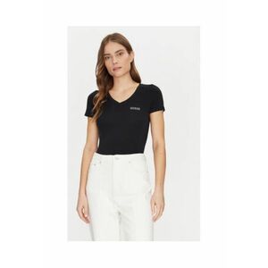 Tricou din amestec de modal cu decolteu la baza gatului imagine