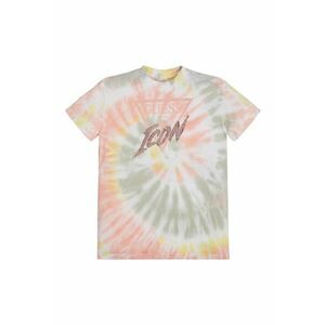 Tricou cu paiete si model tie-dye - Multicolor imagine