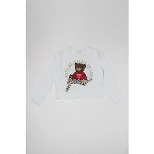 Bluza cu model grafic - Alb/Maro imagine