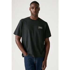 Tricou lejer de bumbac - Alb/Gri antracit imagine