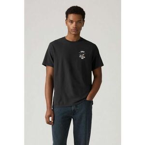 Tricou lejer de bumbac - Negru stins/Alb murdar imagine