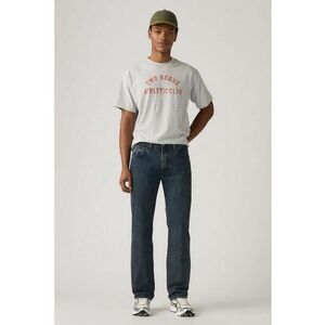 Blugi relaxed fit cu croiala dreapta 555 - Albastru inchis imagine