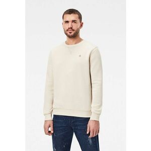 Bluza de trening din amestec de bumbac organic cu model uni - Alb imagine