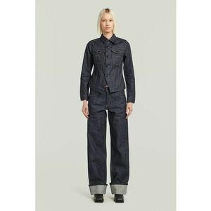 Blugi relaxed fit Judee Selvedge - Albastru ultramarin imagine