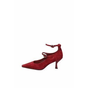 Pantofi din piele cu catarama Calliope Lux - Rosu imagine