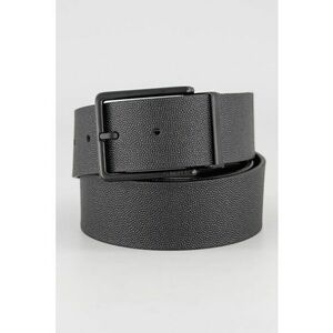 Curea reversibila din piele - Maro inchis/Negru imagine