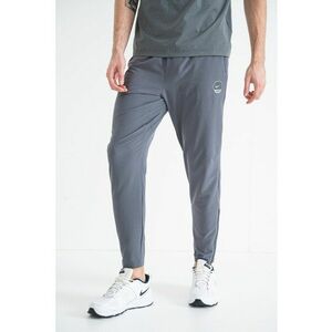 Pantaloni conici de trening cu logo - Kaki imagine