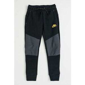 Pantaloni de trening din amestec de bumbac cu buzunar cu fermoar - Negru/Gri inchis imagine