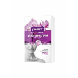 Benzi depilatoare pentru fata Orhidee - 10 x 2 buc imagine