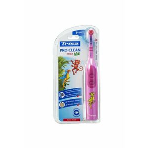 Periuta de dinti electrica cu oscilatii Pro Clean Timer Kid - 674478 - Acumulator - Roz imagine