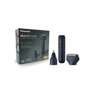 Pachet trimmer nas/urechi/fata & aparat de ras MultiShape XSHAPE JUNIOR - 3 lame - utilizare piele umed/uscat - acumulator Li-Ion - quick charge 1H - husa transport - negru imagine