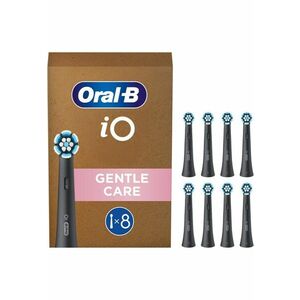 Rezerve periuta de dinti electrica iO Gentle Care - compatibile doar cu seria iO - Negru - 8 buc imagine
