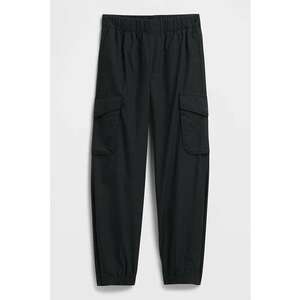 Pantaloni cargo relaxed fit - Negru imagine