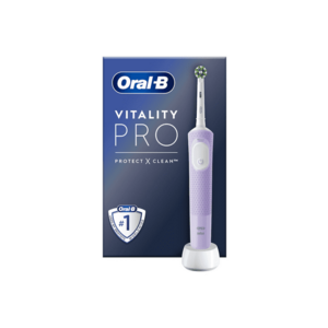 Periuta de dinti electrica Vitality Pro - Curatare 2D - 3 programe - 1 Incarcator - 1 Capat - Mov imagine