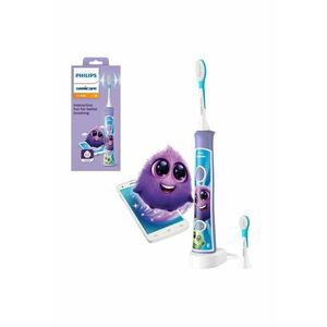 Kids HX6322/04 - Bluetooth® incorporat - 2 moduri - 2 capete de periere - Numar de miscari/minut 62000 - Mov imagine