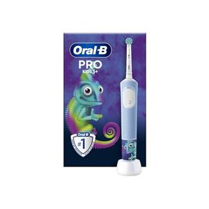 Periuta de dinti electrica Pro Kids pentru copii - Curatare 2D - 2 programe - 1 capat 4 autocolante - Alb/Mov/Albastru imagine