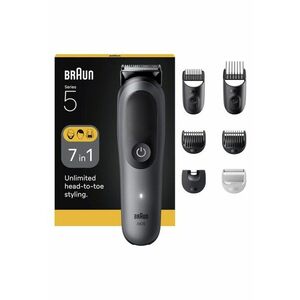 Aparat de tuns multifunctional All-in-One Seria 5 AIO5520 - 7-in-1 - Negru/Gri imagine