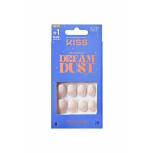 Unghii False DREAM DUST Gel Fantasy Dreamdust 28 buc - Gri sclipitor imagine