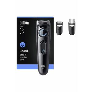 Aparat de tuns barba Beard Trimmer Seria 3 - Negru/Albastru imagine