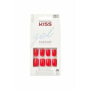 Unghii False GEL FANTASY -28 buc - Rosu imagine