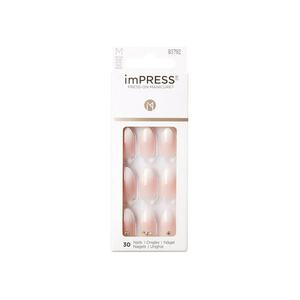 Unghii False IMPRESS - 30 buc - Alb crem imagine