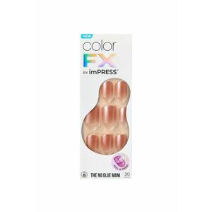 Unghii False imPRESS Color FX - 30 buc - Maro ciocolatiu imagine