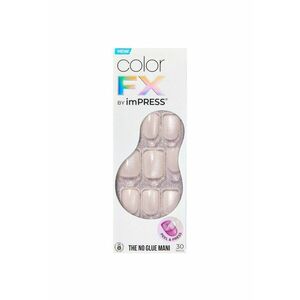Unghii False imPRESS Color FX - 30 buc - Argintiu imagine