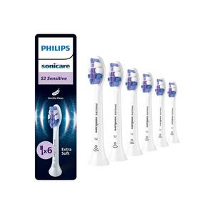 Rezerve Sensitive HX6056/87 - pachet de 6 capete de periere - Standard - click-on - sincronizarea modurilor BrushSync - Alb imagine