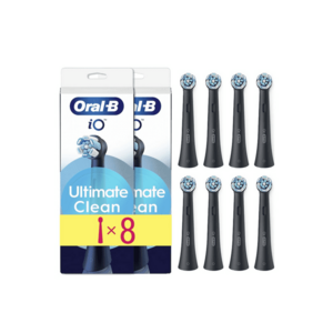 Rezerve periuta de dinti electrica iO Ultimate Clean - compatibile doar cu seria iO - Negru - 8 buc imagine
